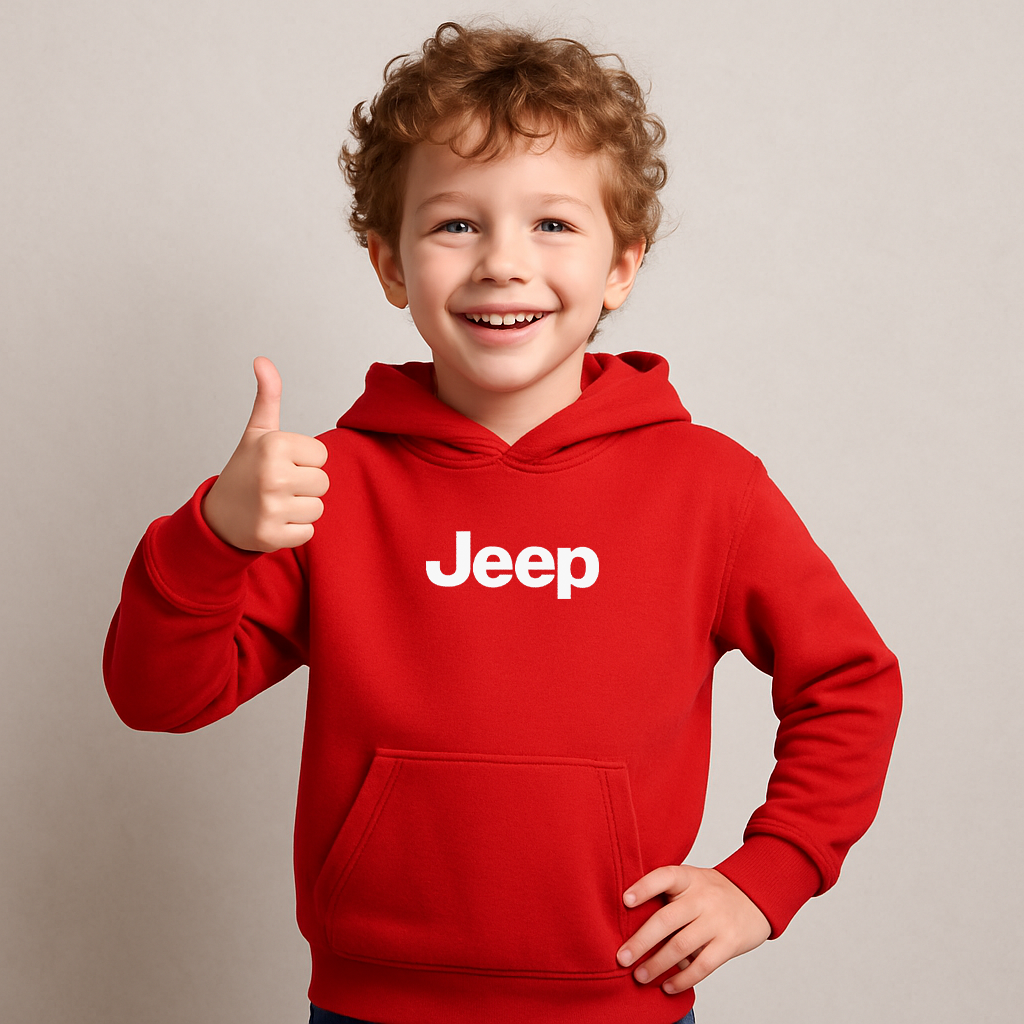 Youth Kids Jeep Car Pullover Hoodie